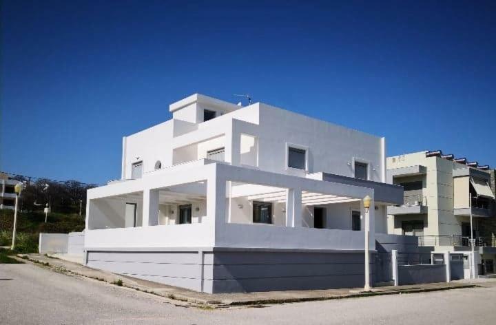 Blue - Comfy Center Rodos Apartment Asgourou Exterior foto